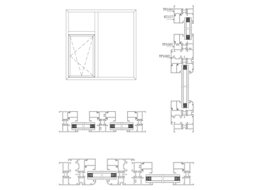 TP55 開平門窗系列