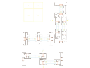 JY200 推拉窗系列 1.4mm 穿24條